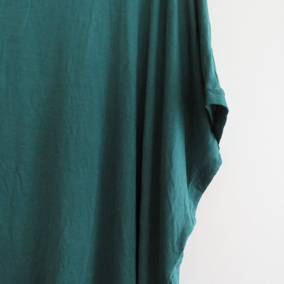 MODCLOTH Kelly Green Tie Front Button Blouse Top Stretch Travel - Size 4X NWOT - Picture 10 of 16